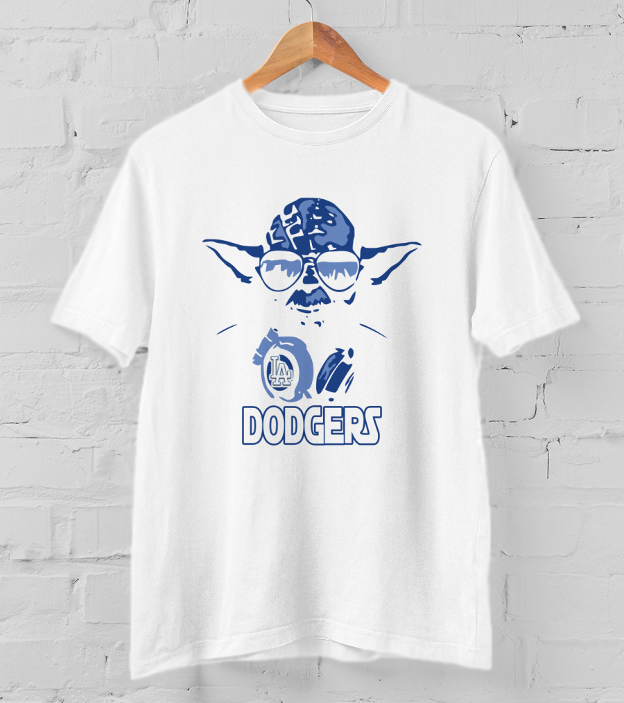 Yoda Dodgers LA Star Wars Los Angeles Fans T-Shirt