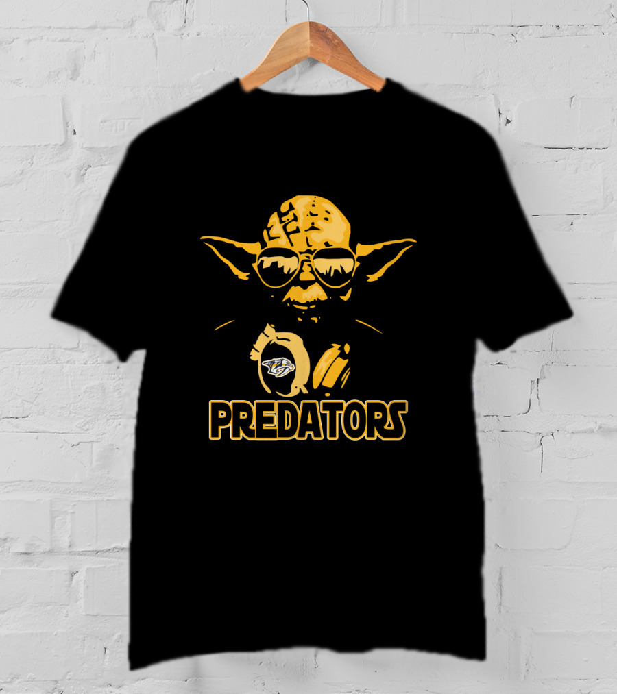 Yoda Nashville Predators Star Wars Fans Predators T-Shirt