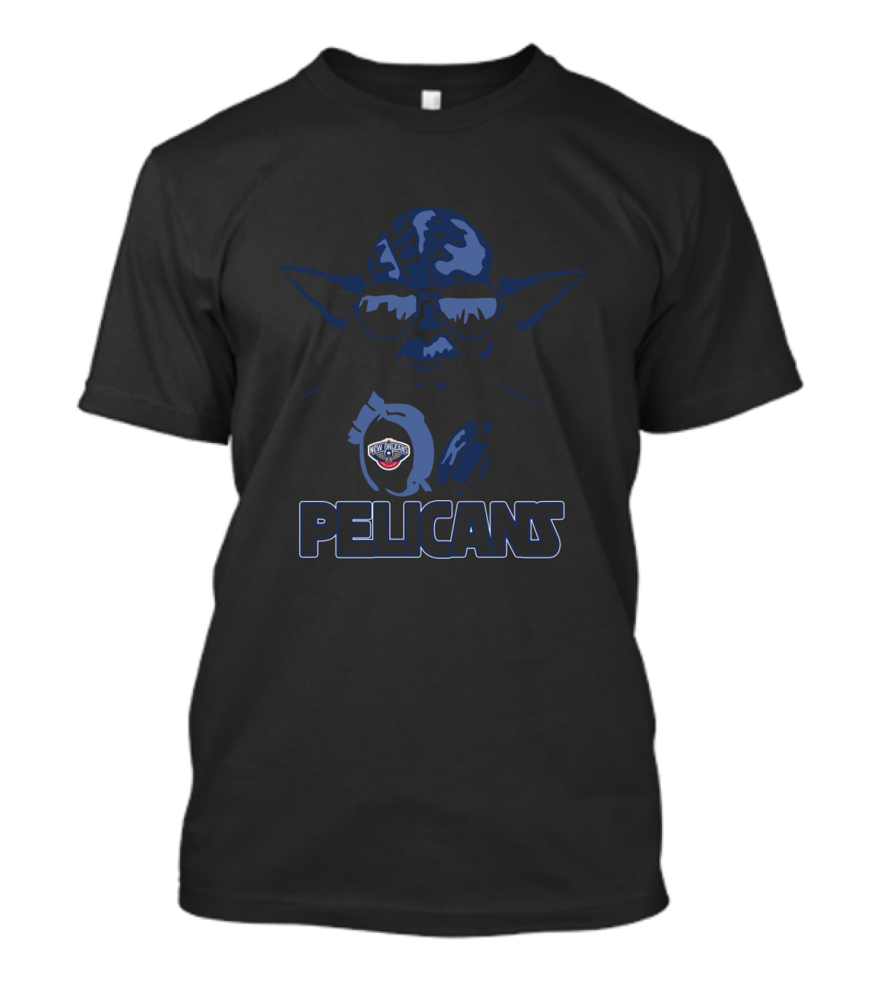 Yoda New Orleans Pelicans Fans Star Wars T-Shirt