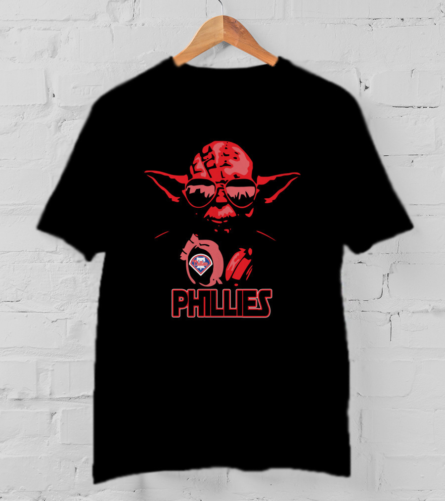 Yoda Star Wars Phillies Baseball Fans Philadelphia Integration T-Shirt