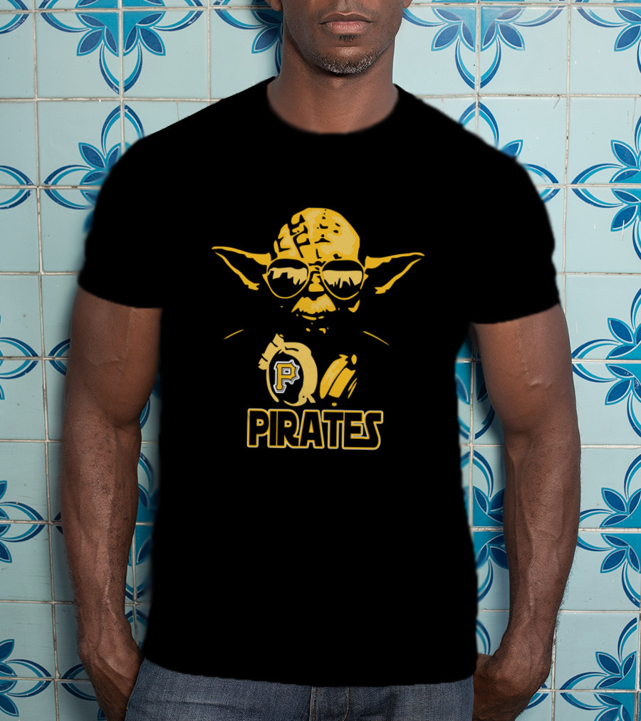 Yoda Star Wars Pittsburgh Pirates Crossover Fan T-Shirt