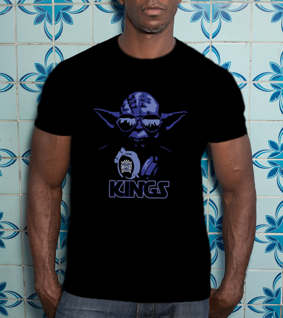 Yoda Star Wars Sacramento Kings Fans Kings T-Shirt