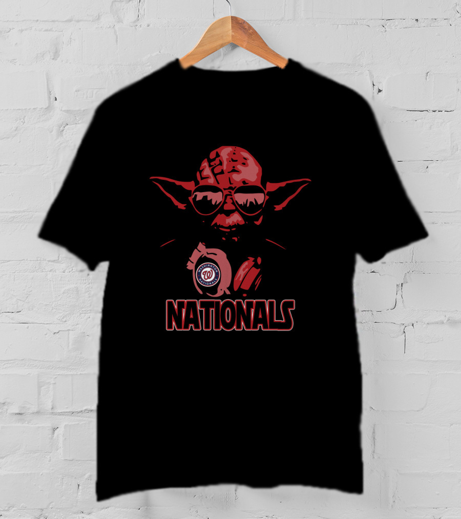 Yoda Nationals Star Wars Washington MLB Fans T-Shirt
