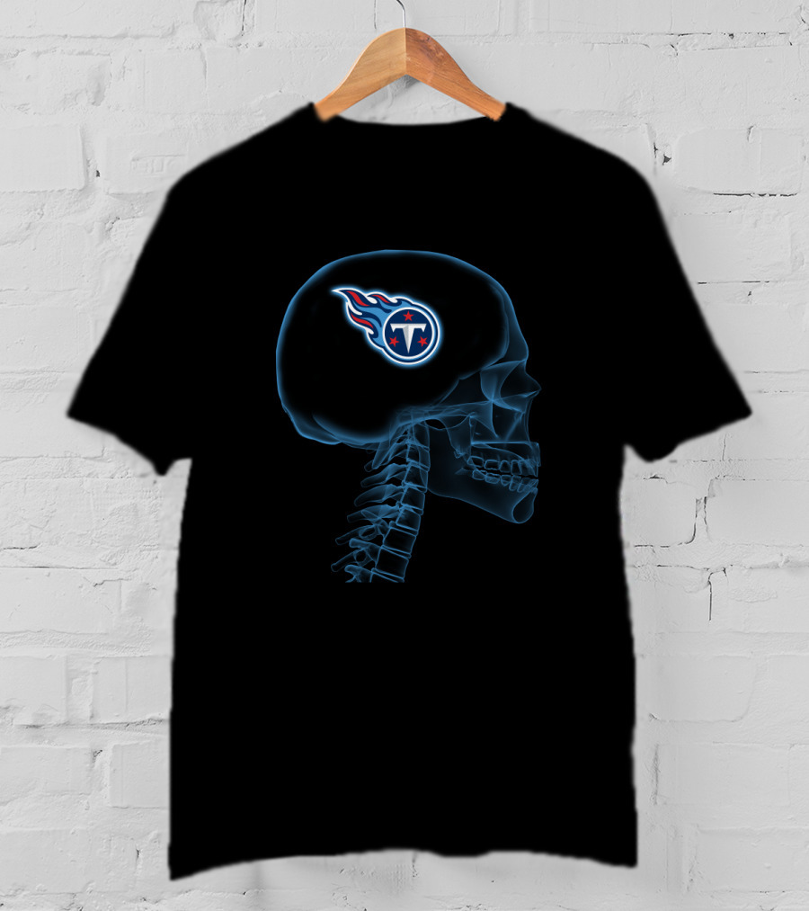 Tennessee Titans Brain X-Ray Halloween T-Shirt