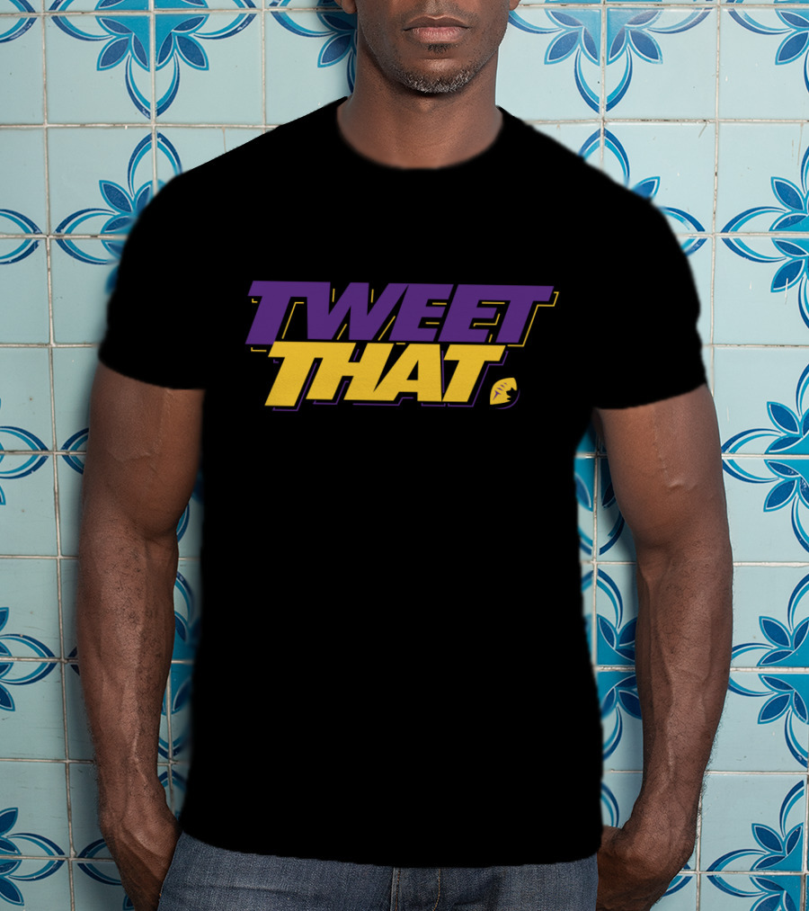Tweet That Mike Zimmer Fans Vikings Football Purple Yellow T-Shirt