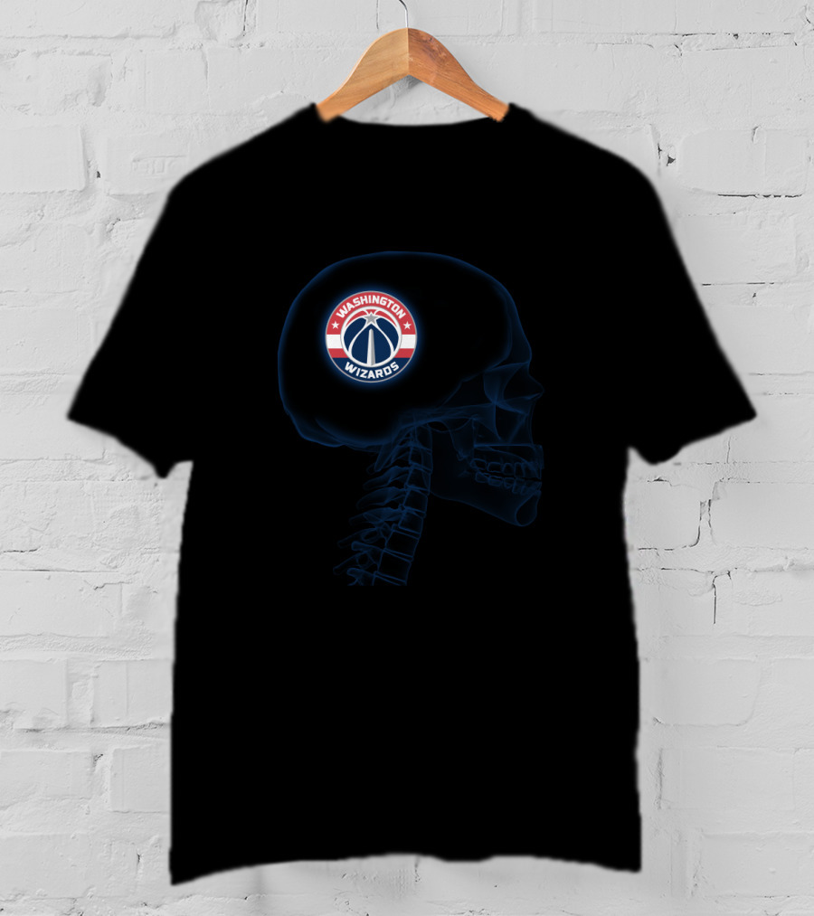 Washington Wizards Brain X-Ray Halloween T-Shirt