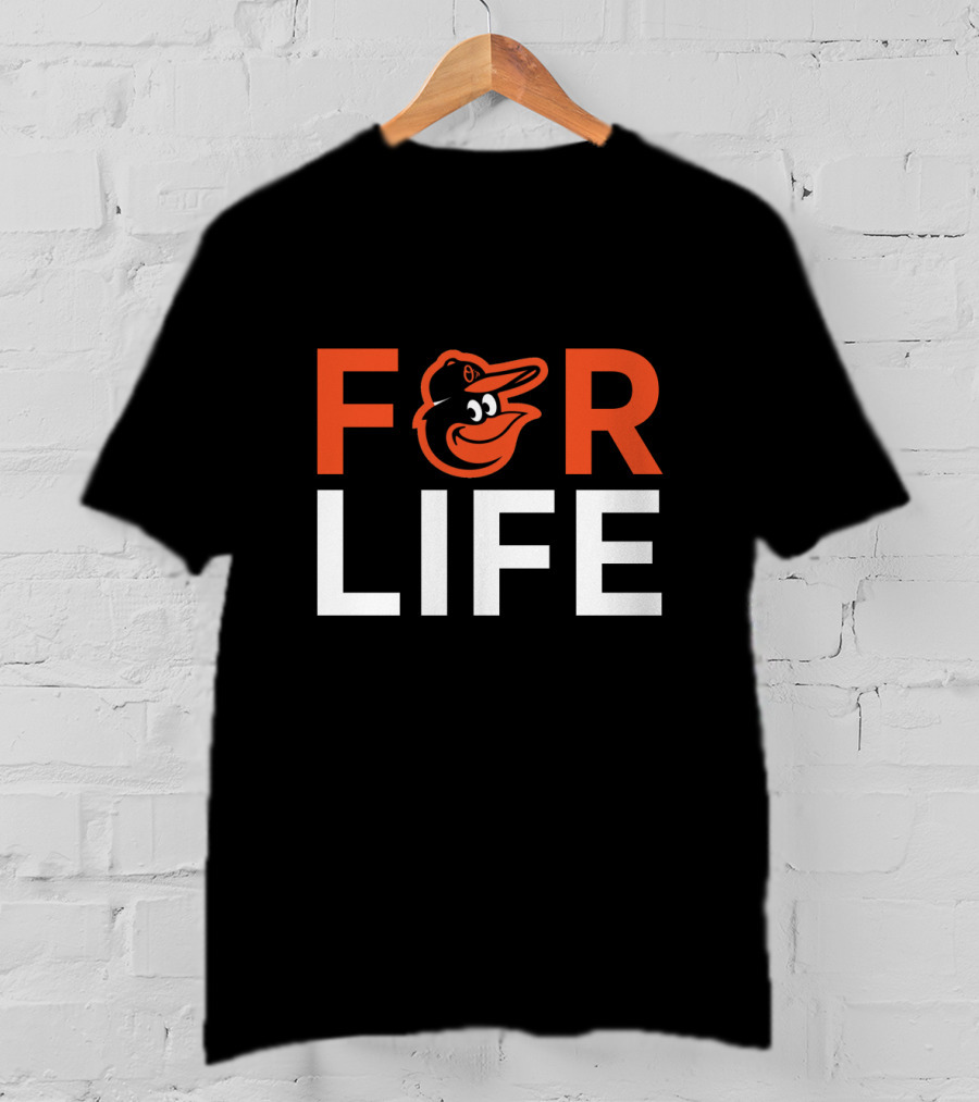 Baltimore Orioles Fans For Life T-Shirt