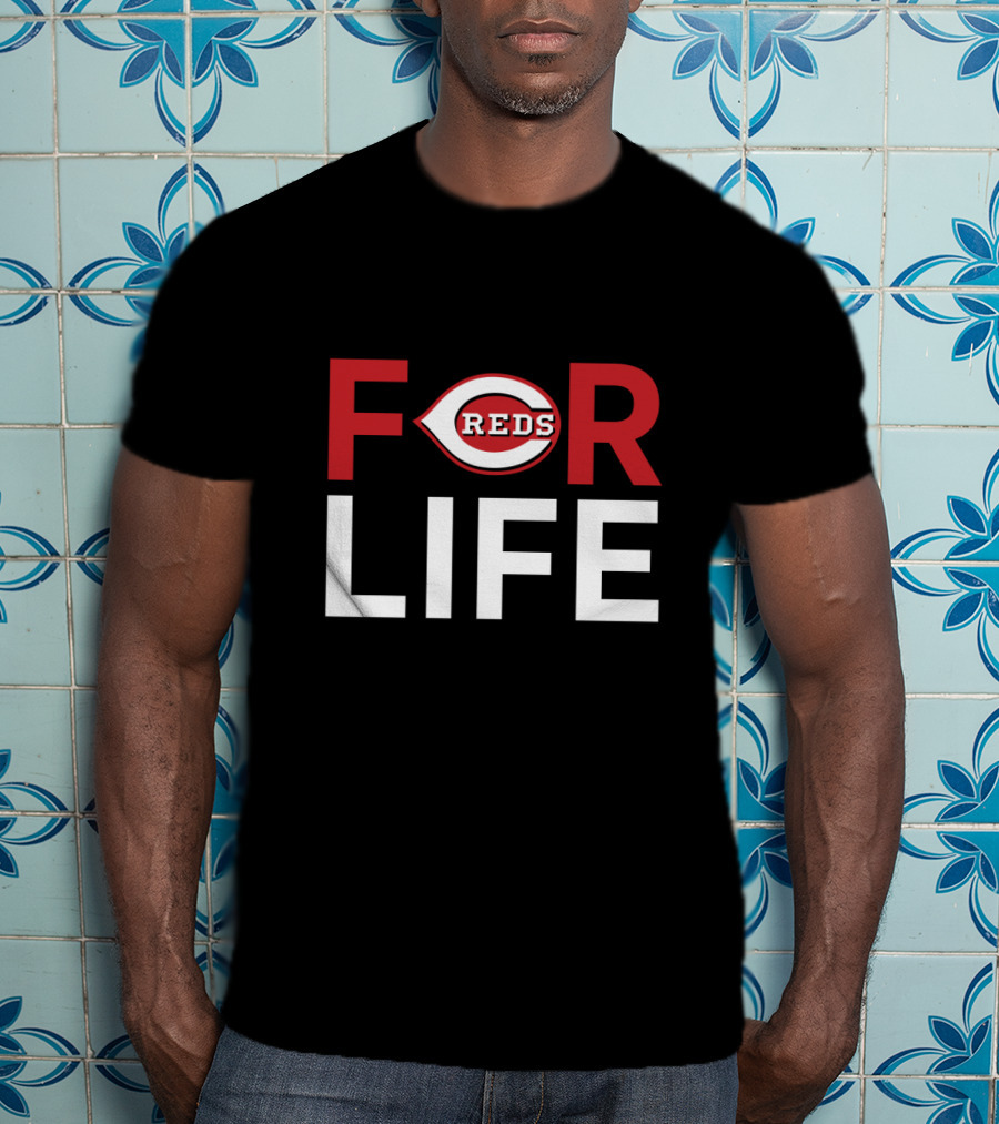 Cincinnati Reds Logo For Life Fan Commitment T-Shirt