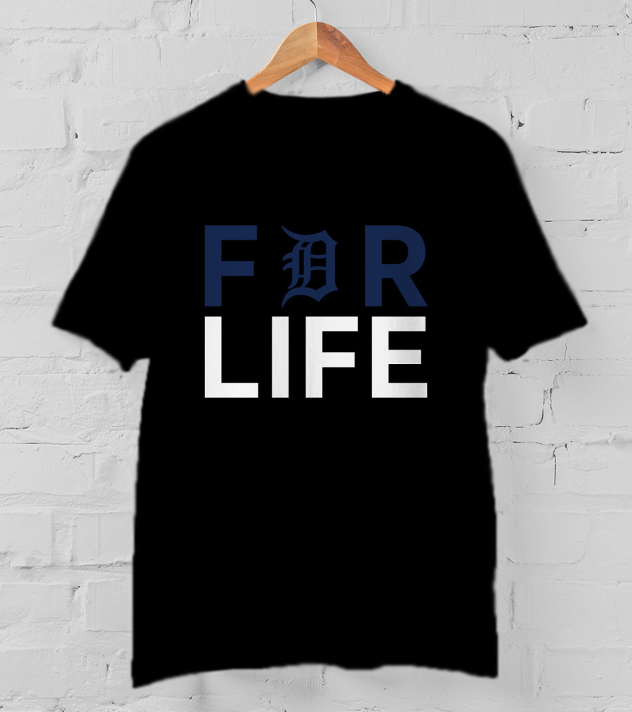 Detroit Tigers Fans Fdr Life T-Shirt