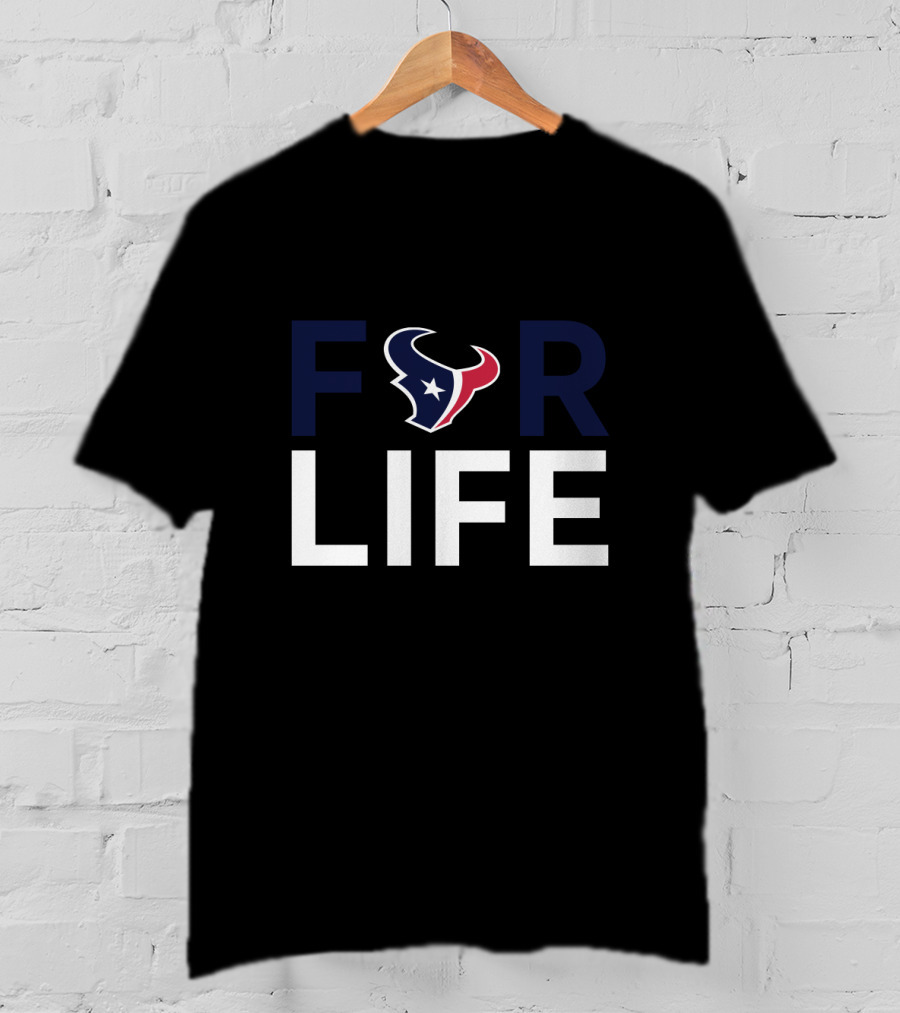 Houston Texans Fan Commitment For Life T-Shirt