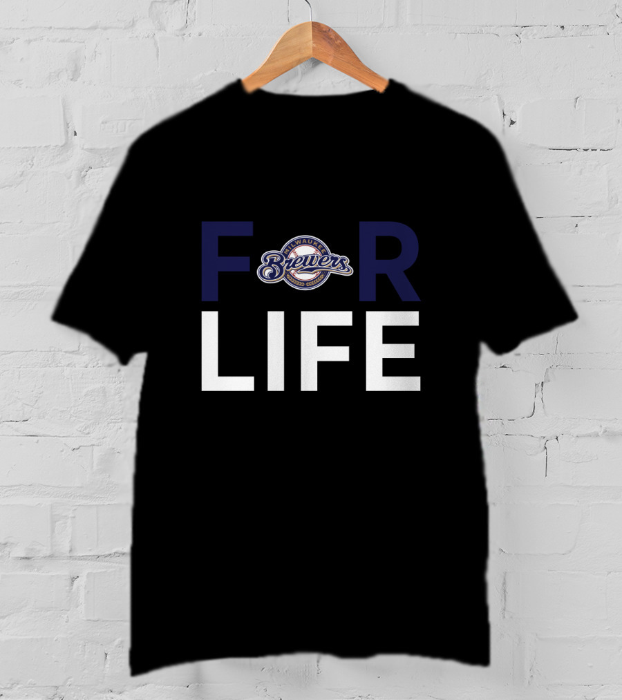 Milwaukee Brewers For Life Fan Commitment T-Shirt