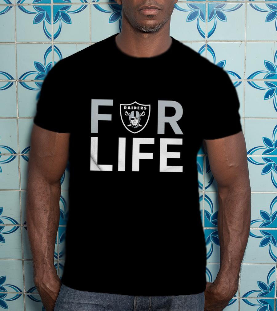 Las Vegas Raiders Fans For Life Loyalty Commitment T-Shirt