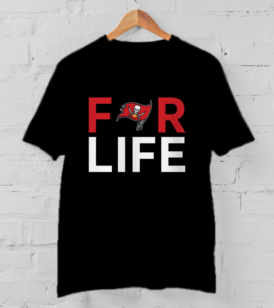Tampa Bay Buccaneers Flag Fan For Life T-Shirt