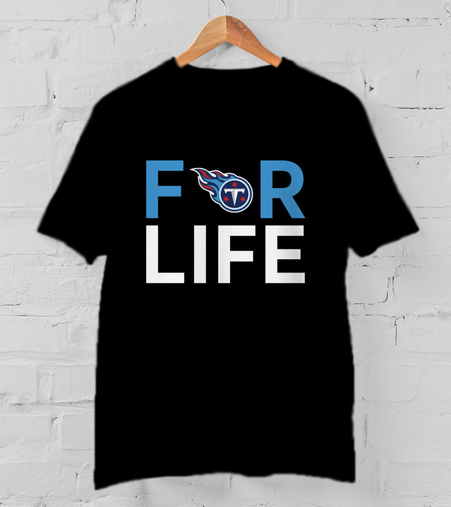 Tennessee Titans F Logo For Life Loyalty Fan Base T-Shirt