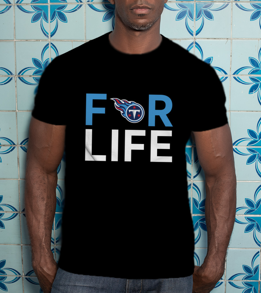 Tennessee Titans F Logo For Life Loyalty Fan Base T-Shirt