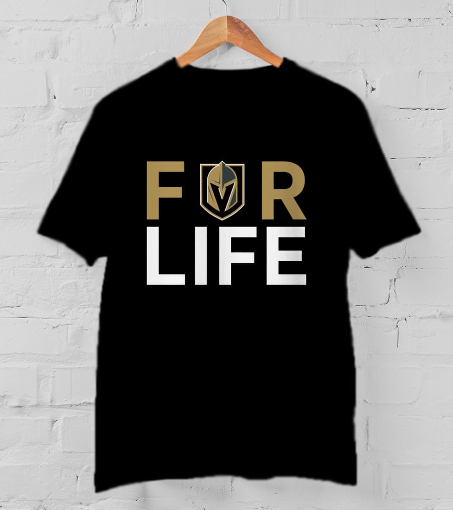 Vegas Golden Knights For Life Fan Spirit T-Shirt