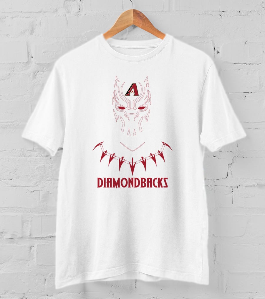 Diamondbacks Black Panther Logo And Arizona Diamondbacks Fans T-Shirt