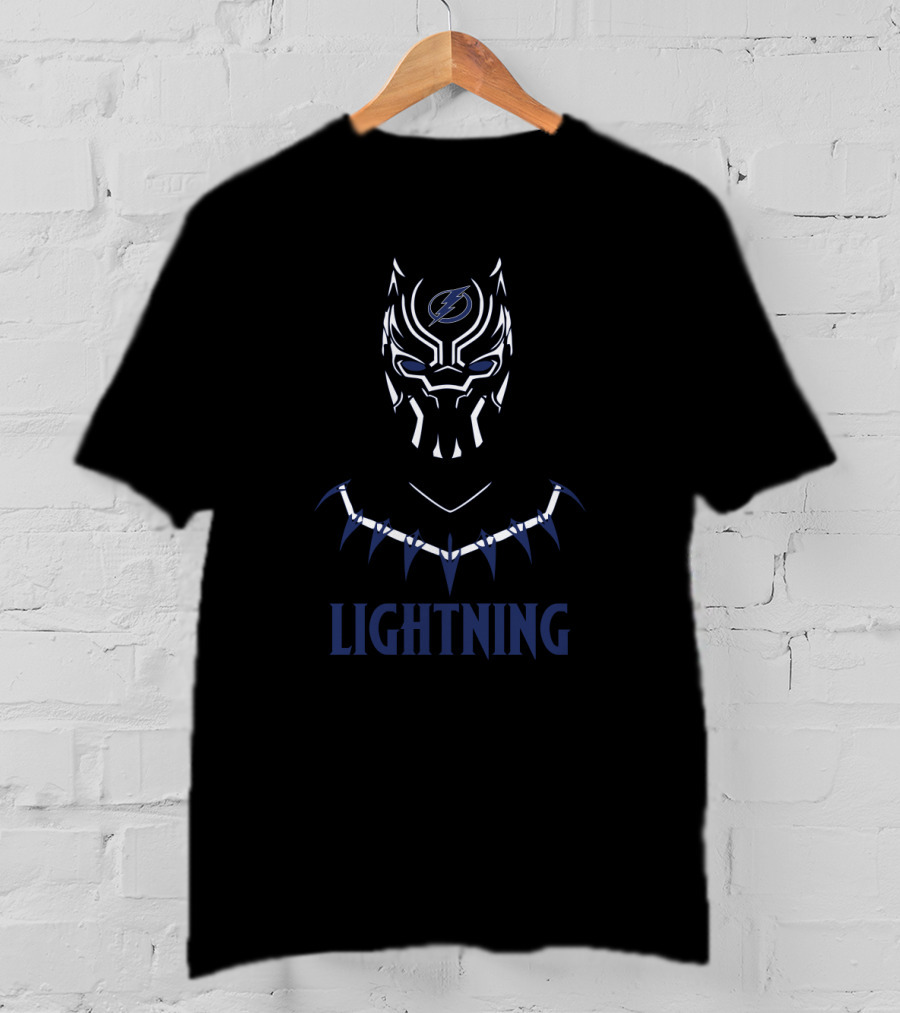 Black Panther Tampa Bay Lightning Enthusiasts T-Shirt