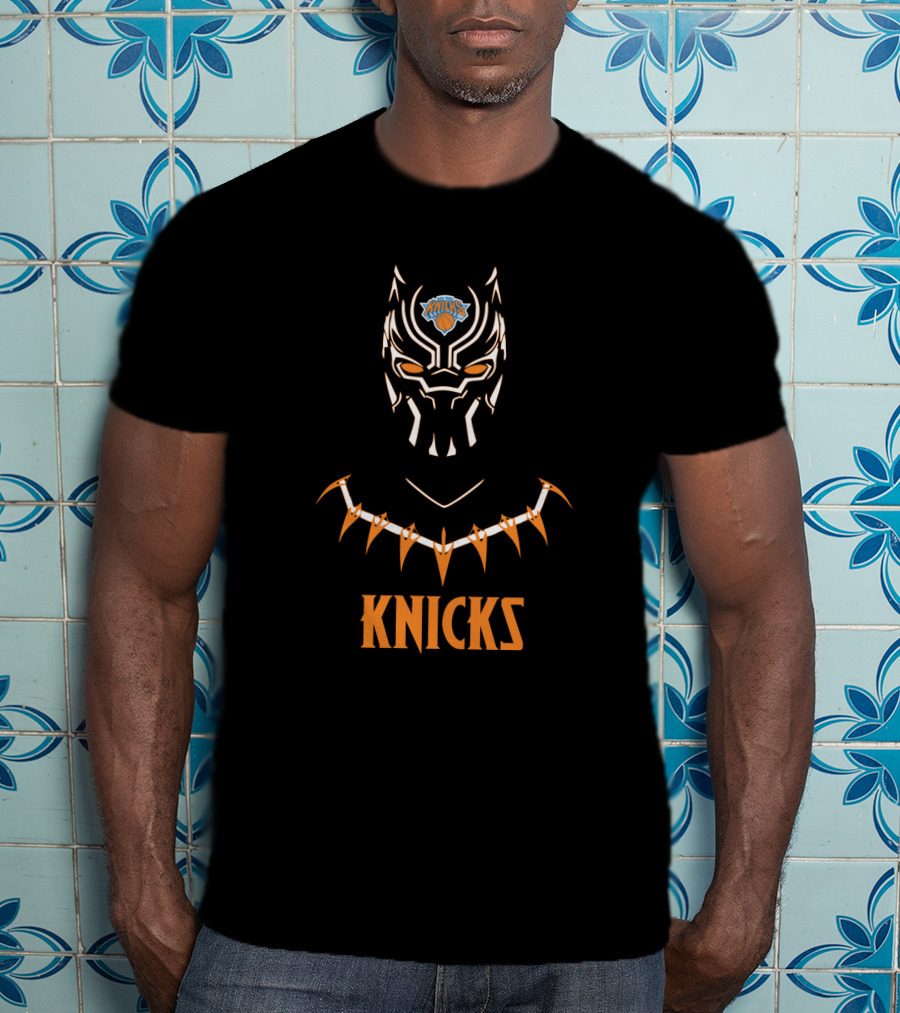 Knicks Black Panther Fusion Fan T-Shirt