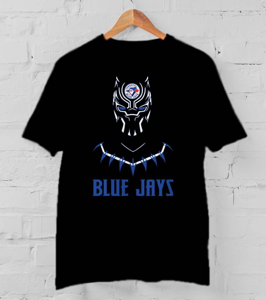 Toronto Blue Jays Black Panther Mashup For Dedicated Fans T-Shirt