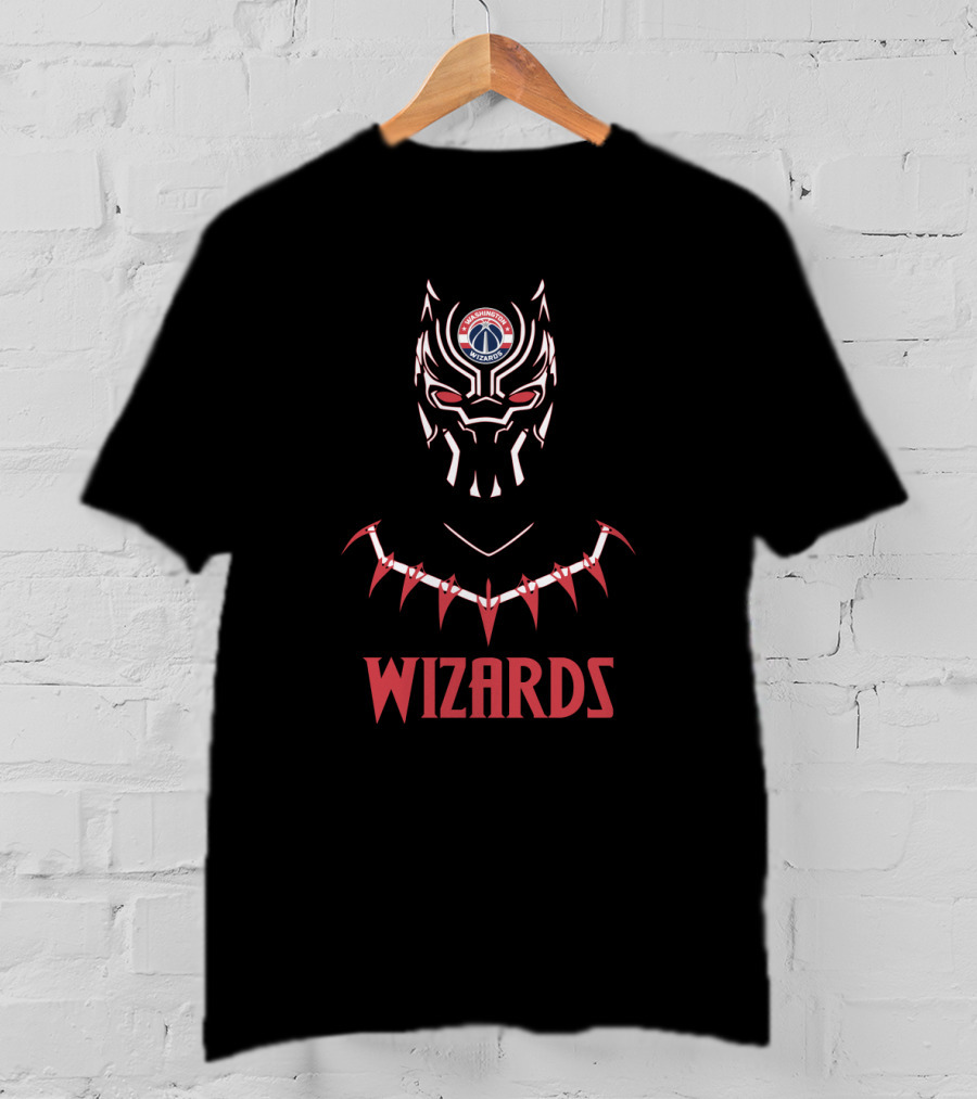 Washington Wizards Fan Black Panther Inspired T-Shirt