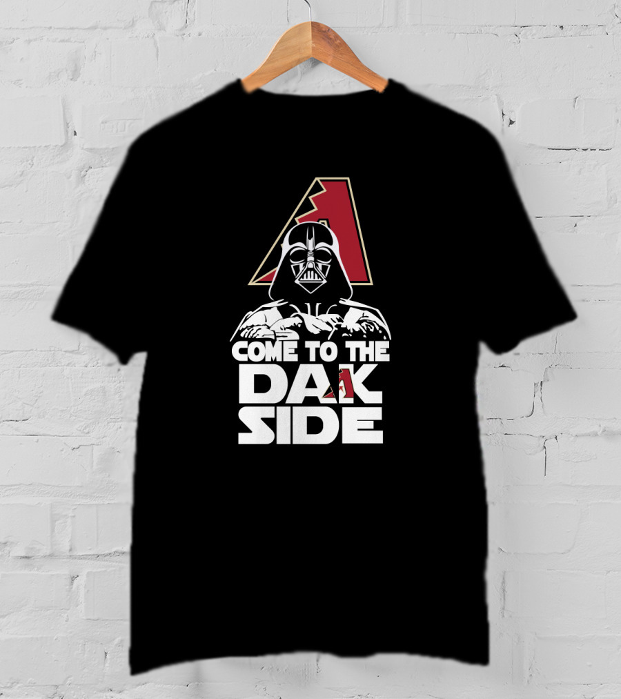 Come To The Dark Side Darth Vader Arizona Diamondbacks Fans T-Shirt