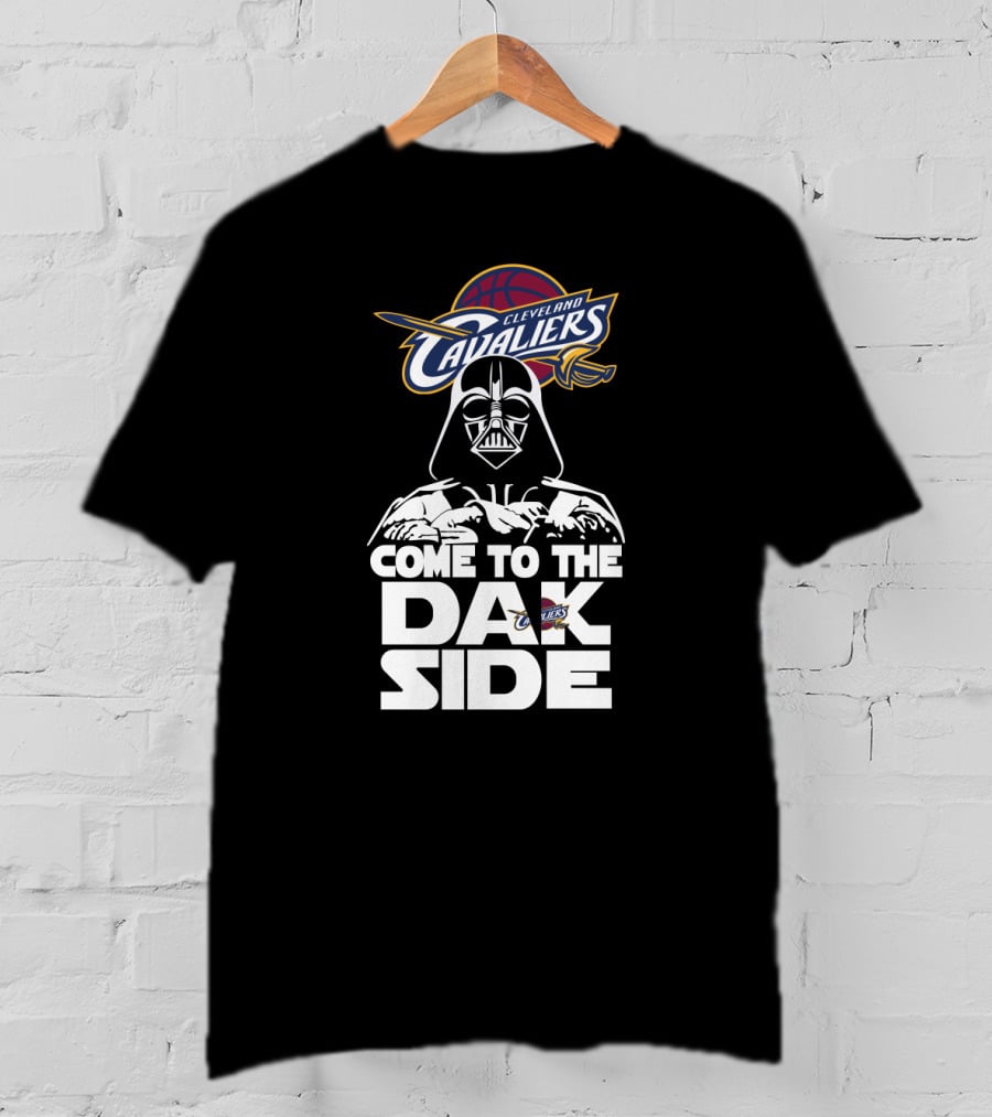 Cleveland Cavaliers Basketball Darth Vader Come To The Dark Side T-Shirt