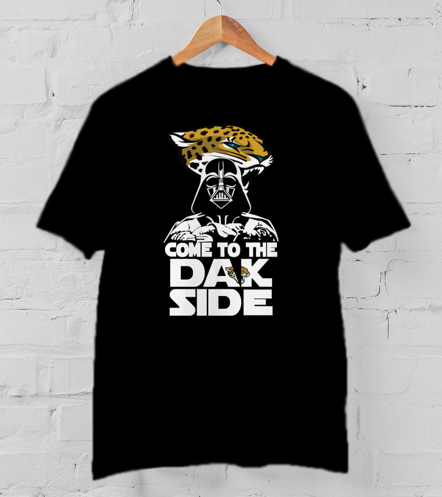 Come To The Dark Side Darth Vader Jacksonville Jaguars Fans T-Shirt