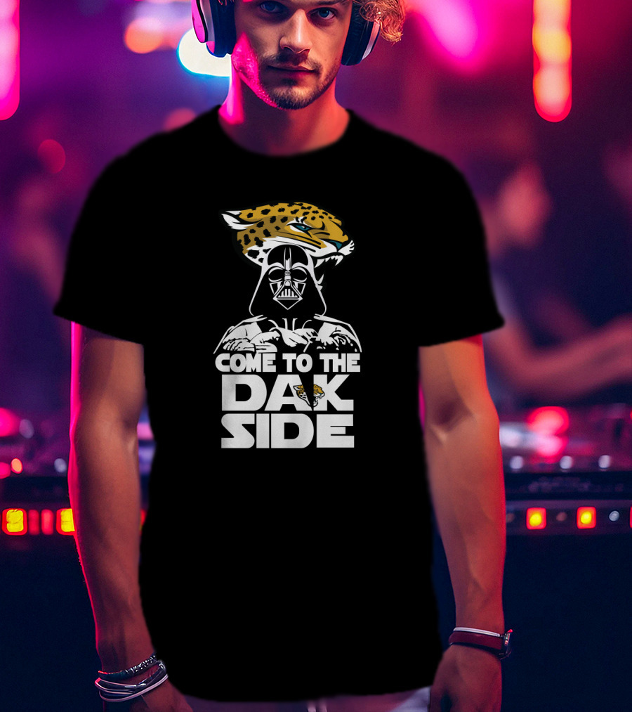 Come To The Dark Side Darth Vader Jacksonville Jaguars Fans T-Shirt