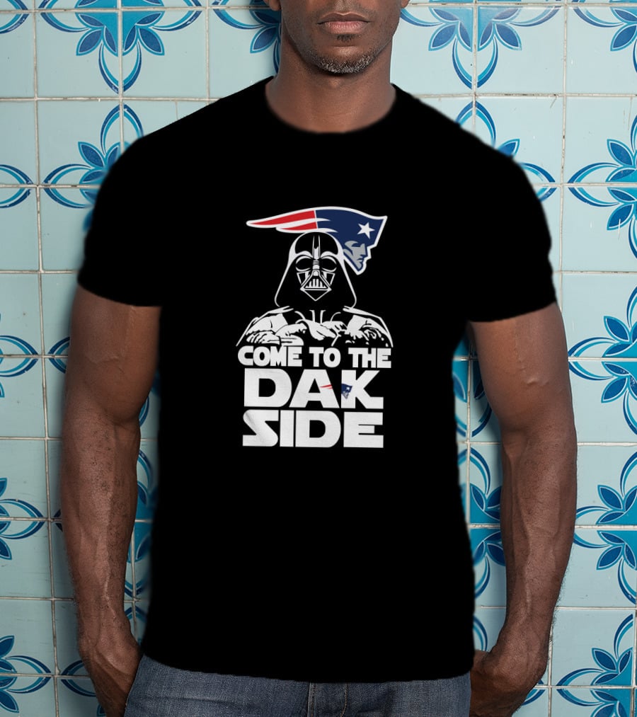 Come To The Dak Side Darth Vader New England Patriots Fan T-Shirt