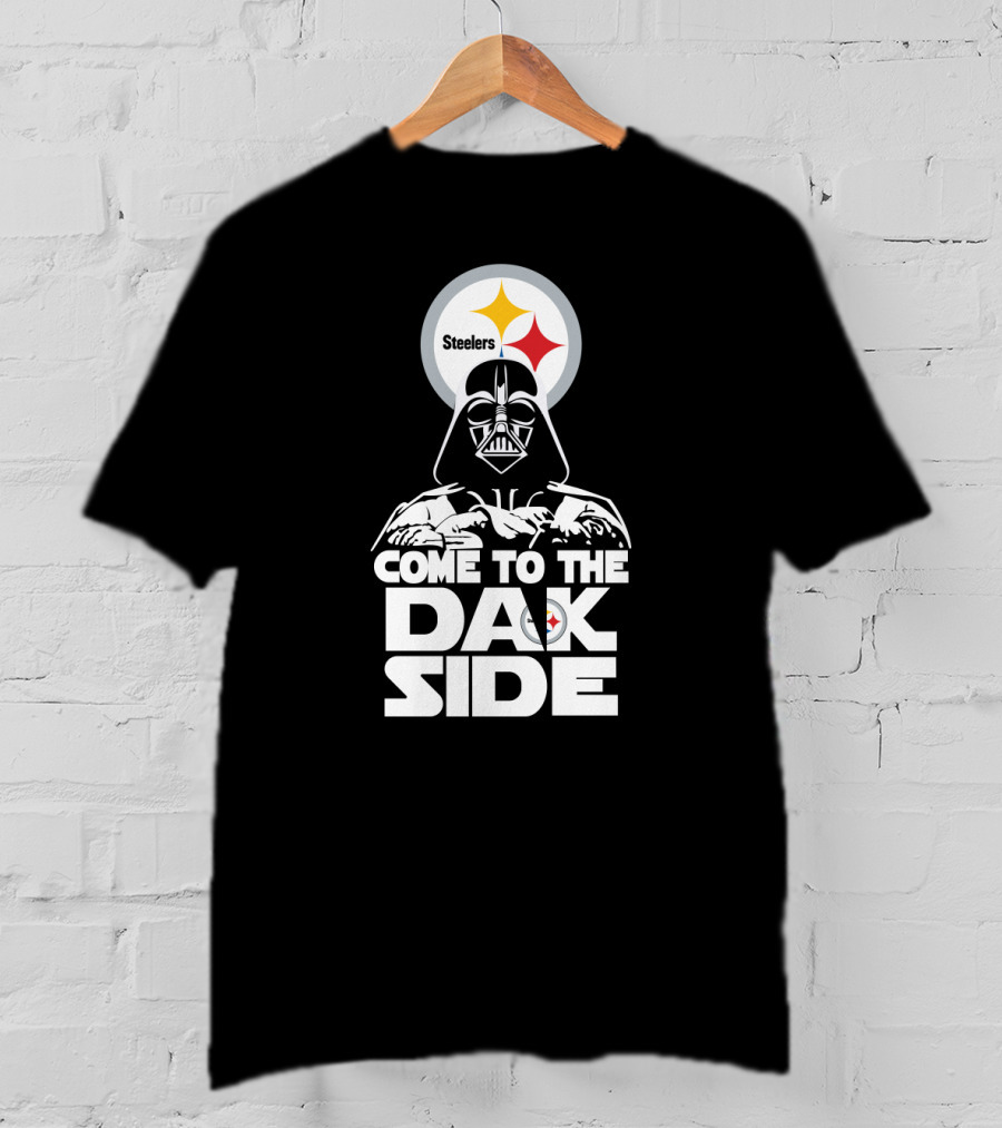 Darth Vader Come To The Dark Side Steelers Fans T-Shirt