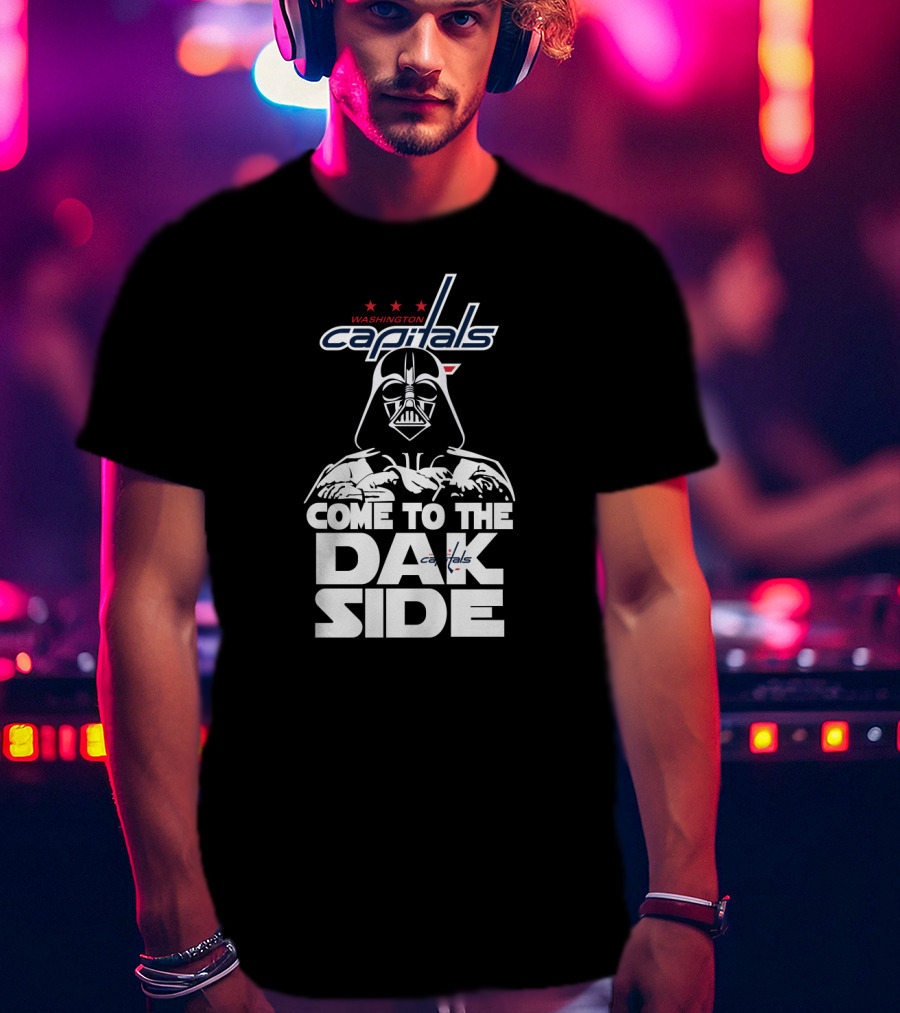 Washington Capitals Fans Come To The Dark Side Darth Vader T-Shirt