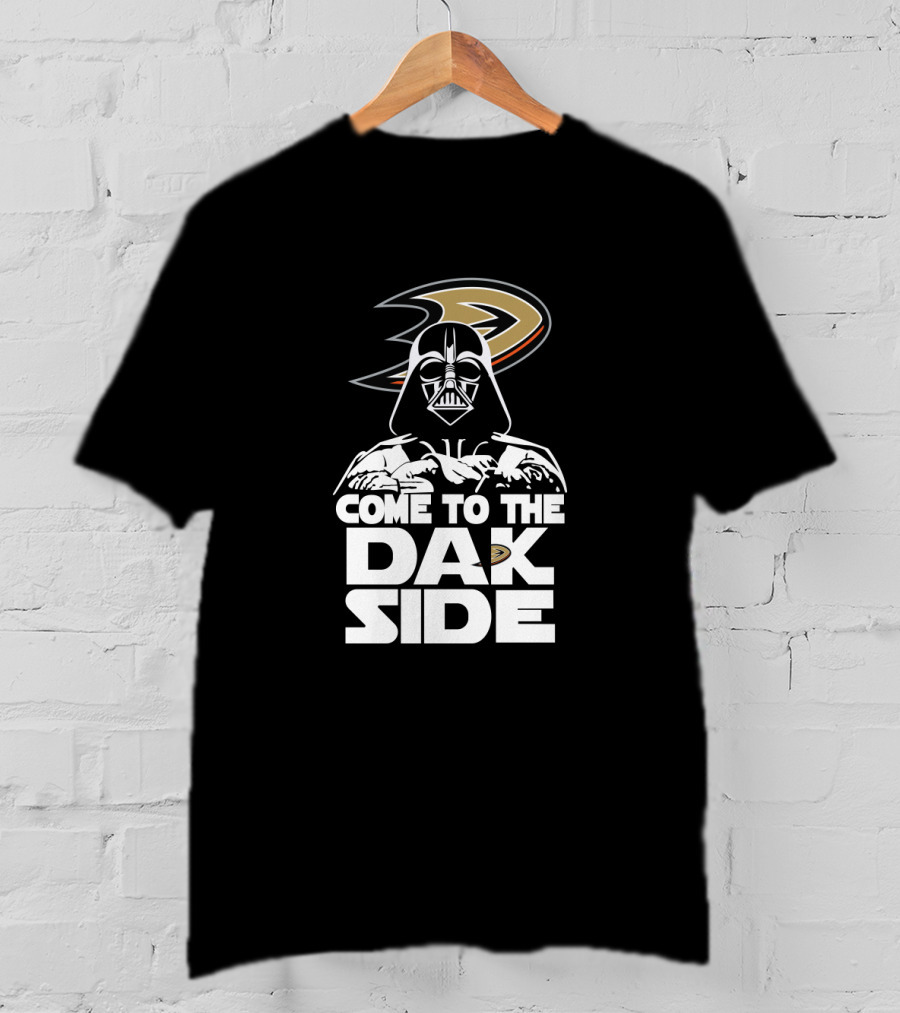 Darth Vader Come To The Dark Side Anaheim Ducks Fans T-Shirt
