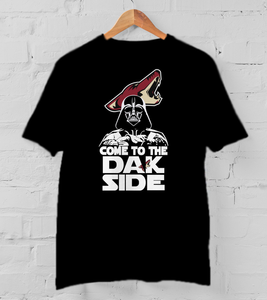 Darth Vader Come To The Dark Side Arizona Coyotes Fans T-Shirt