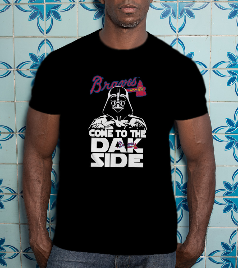 Braves Darth Vader Come To The Dark Side Fans T-Shirt