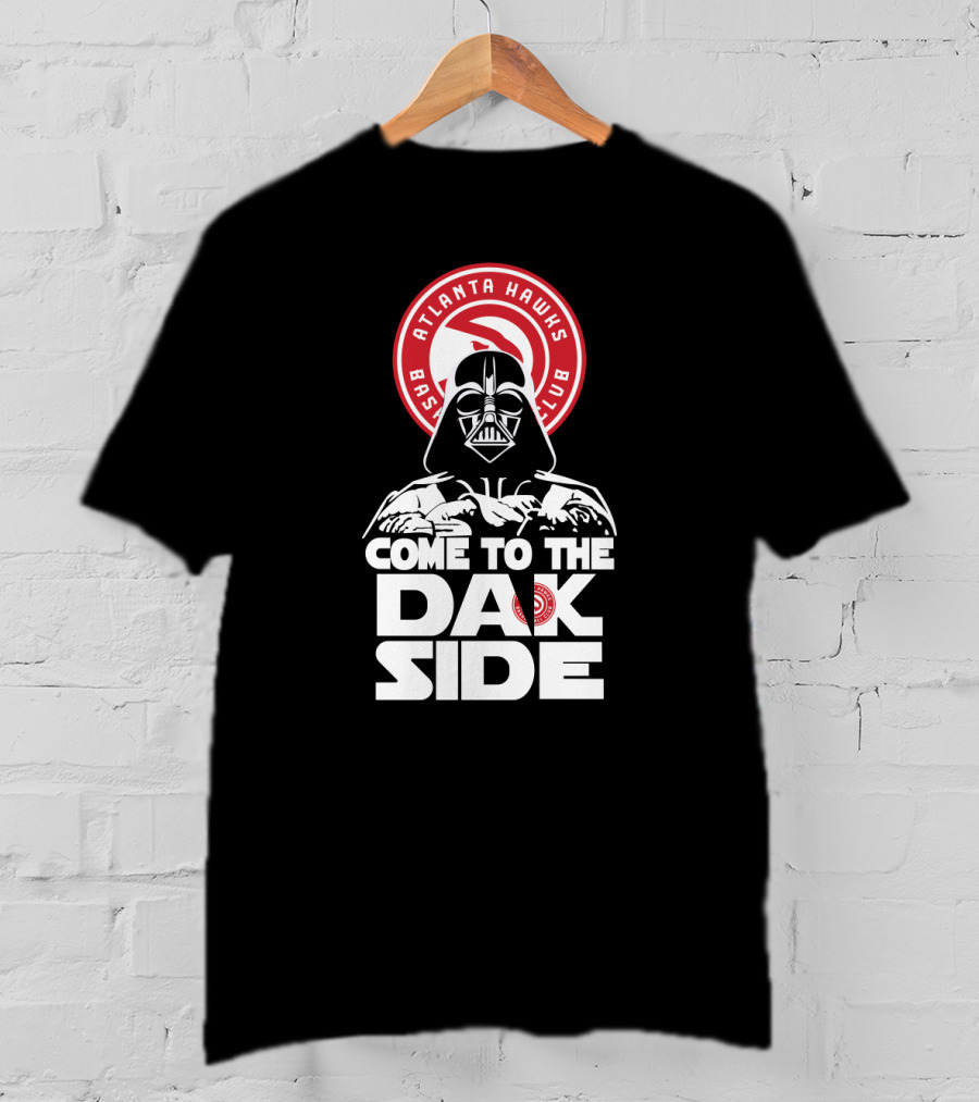 Darth Vader Come To The Dark Side Atlanta Hawks Fans T-Shirt