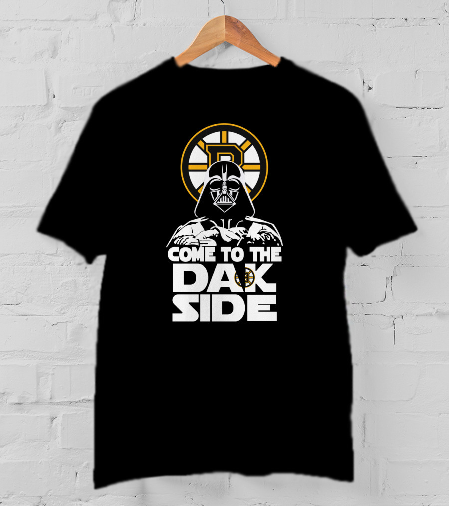 Darth Vader Come To The Dark Side Boston Bruins Fans T-Shirt