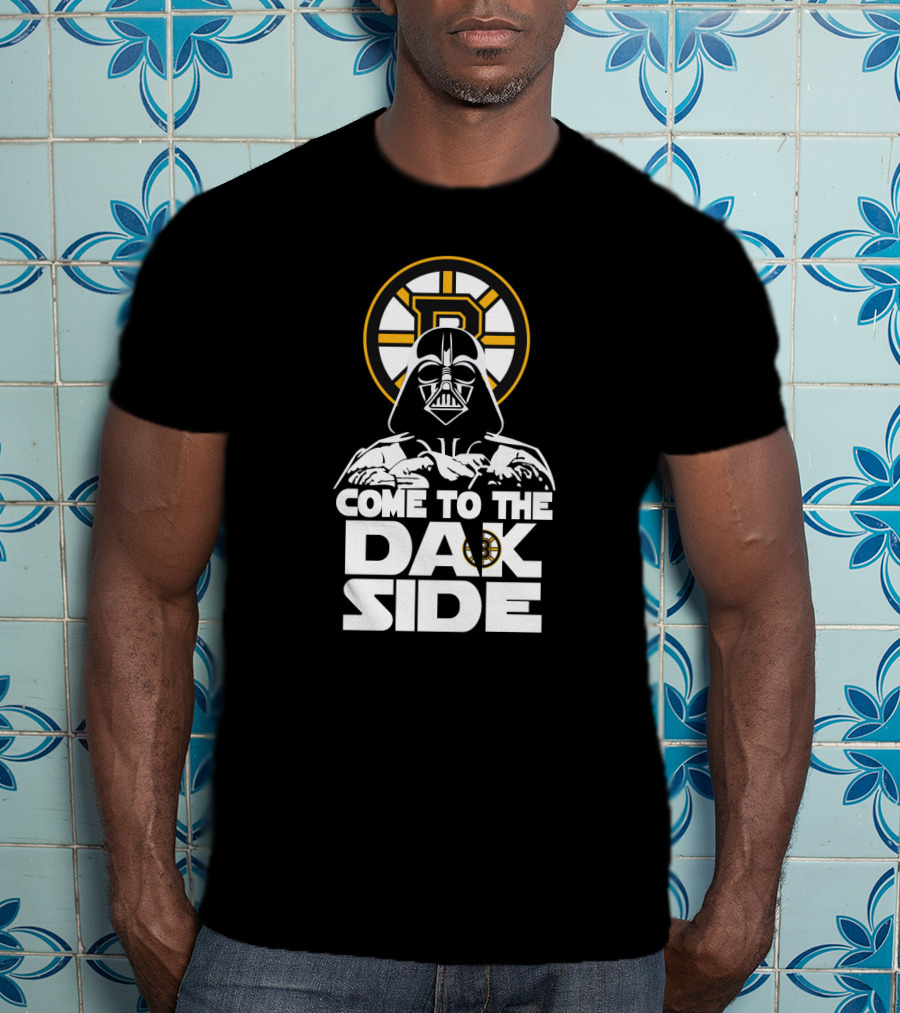 Darth Vader Come To The Dark Side Boston Bruins Fans T-Shirt