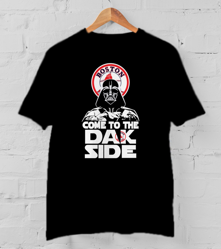 Boston Red Sox Darth Vader Come To The Dark Side T-Shirt
