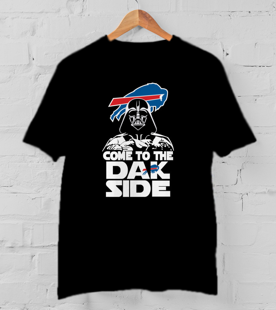 Come To The Dak Side Darth Vader Buffalo Bills Fans T-Shirt