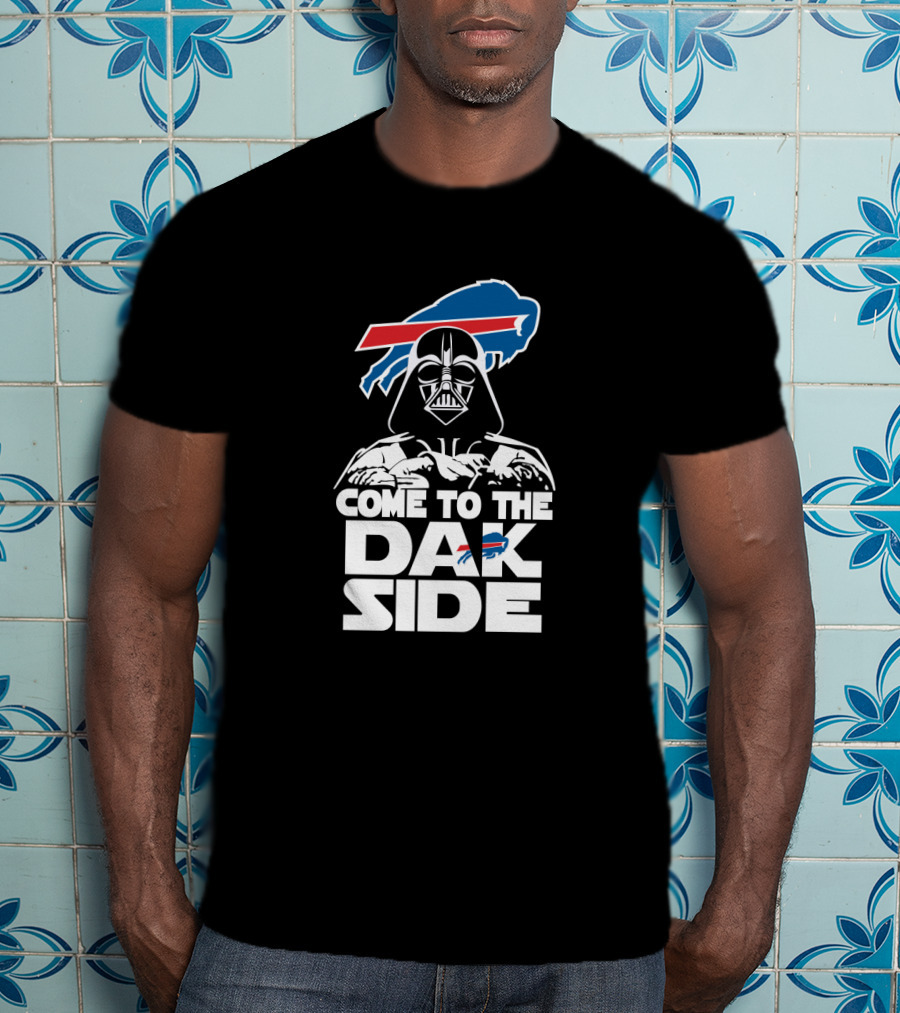 Come To The Dak Side Darth Vader Buffalo Bills Fans T-Shirt