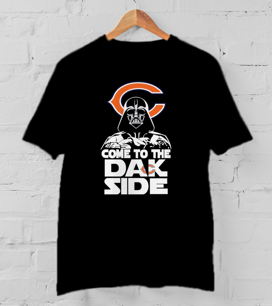 Come To The Dark Side Chicago Bears Darth Vader Fans T-Shirt