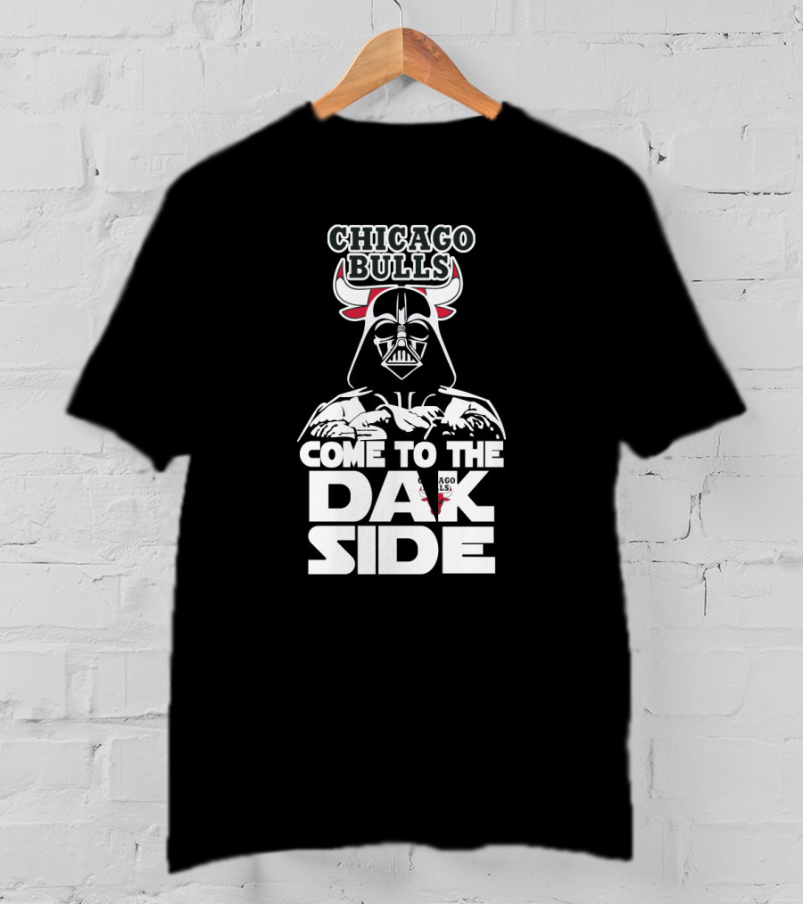 Chicago Bulls Darth Vader Come To The Dark Side T-Shirt