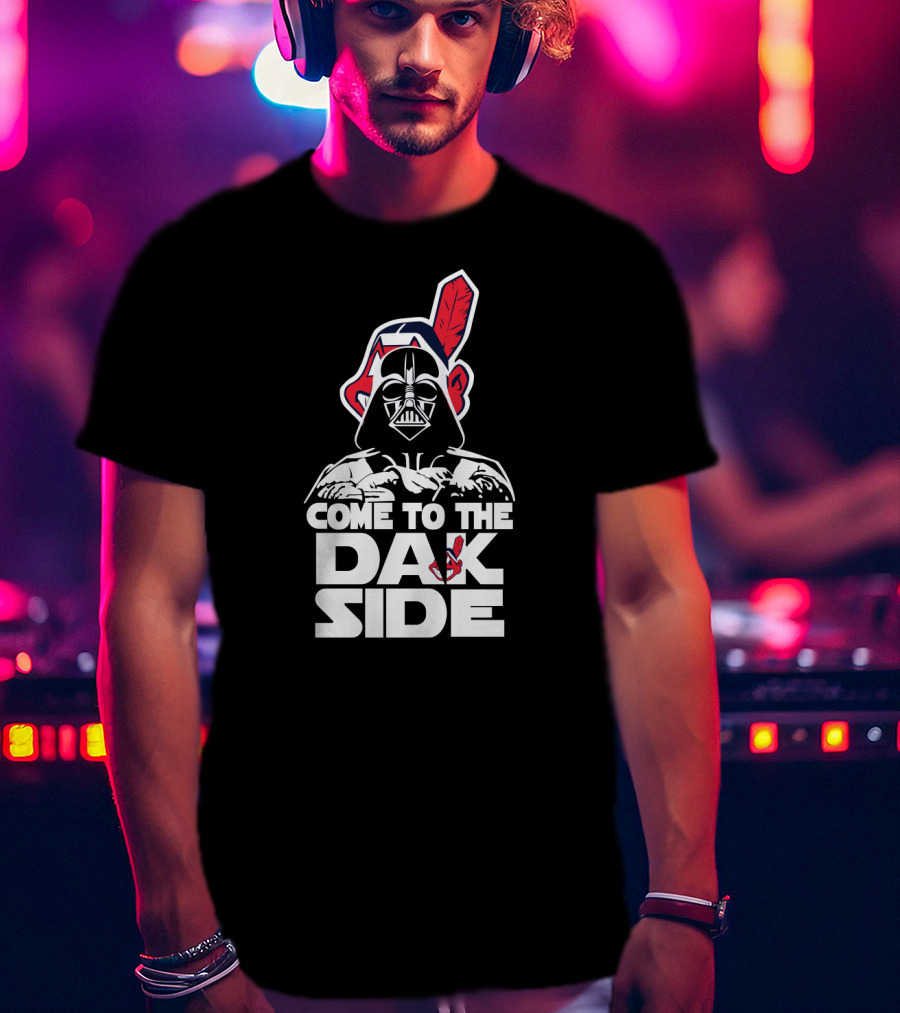Come To The Dark Side Darth Vader Cleveland Indians Fans T-Shirt