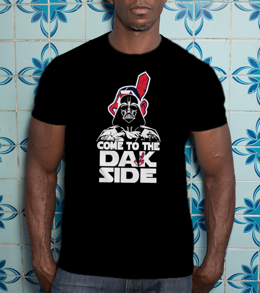 Come To The Dark Side Darth Vader Cleveland Indians Fans T-Shirt