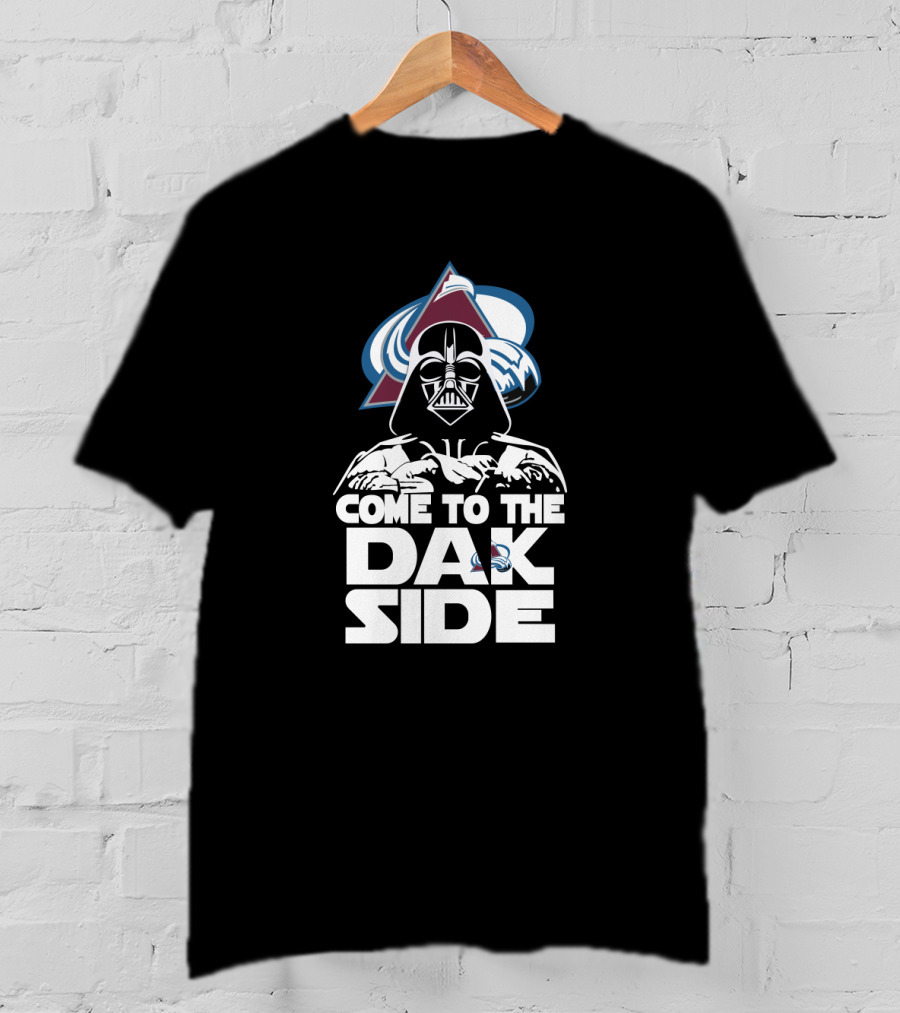 Come To The Dark Side Darth Vader Colorado Avalanche Fans T-Shirt