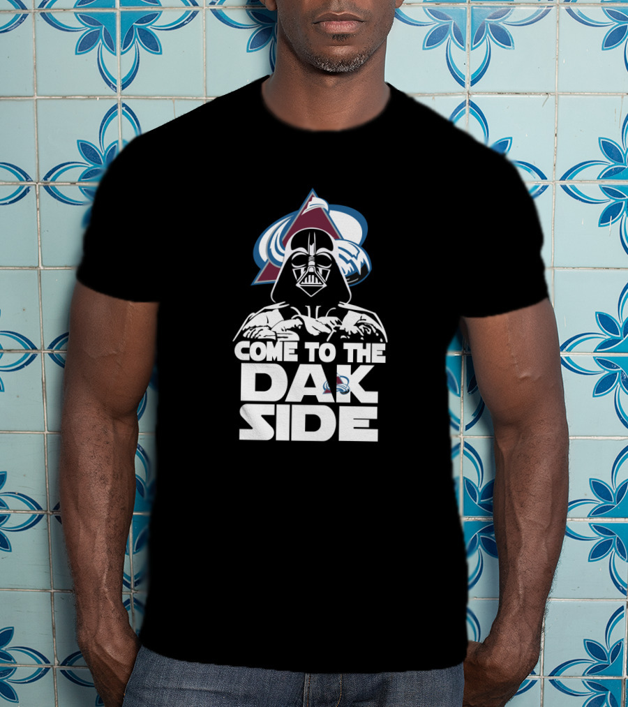 Come To The Dark Side Darth Vader Colorado Avalanche Fans T-Shirt
