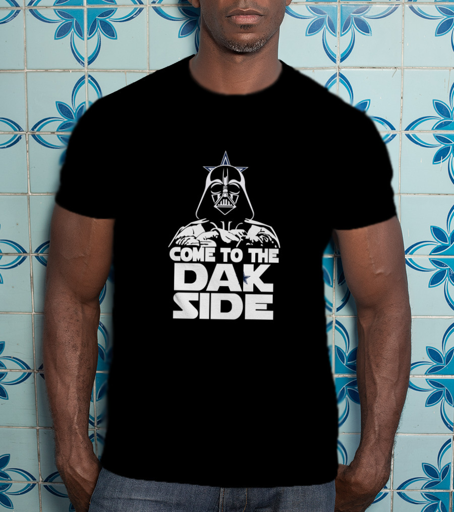 Come To The Dak Side Darth Vader Dallas Cowboys Fans T-Shirt