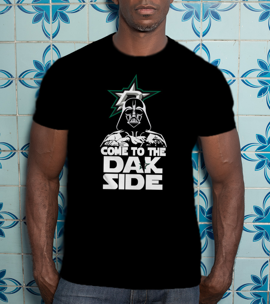 Dallas Stars Fans Darth Vader Come To The DAK Side T-Shirt