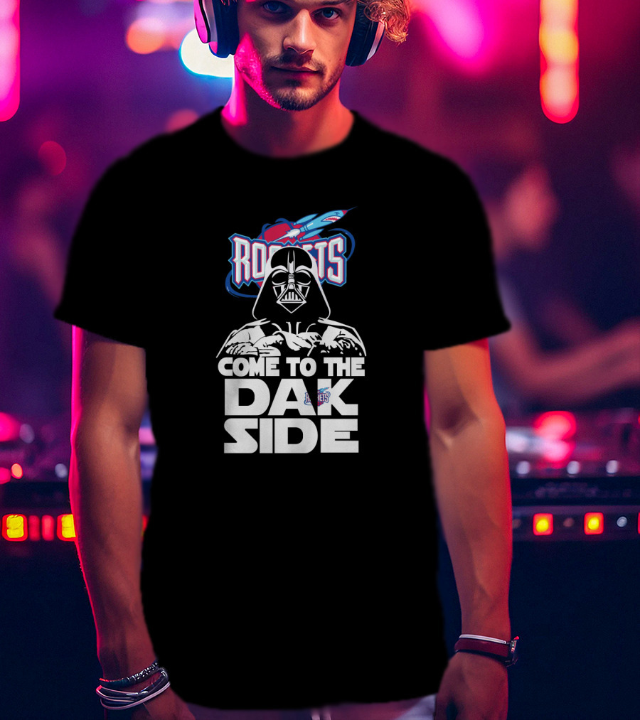 Darth Vader Come To The Dark Side Houston Rockets Fans T-Shirt